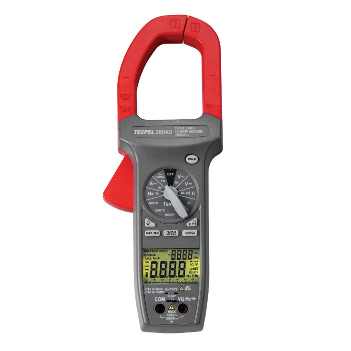 clamp meter dcm-2604D is a handheld 6600-count clamp multimeter 